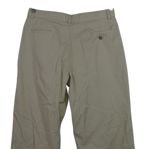 Dockers Tan Khaki Pants Boys Size 20 Regular School Uniform Flat Front FLAW - Picture 4 of 12